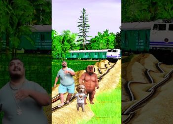 Cute dog baby stop train by budhi dance 🐶 #shortsfeed #tending #dog