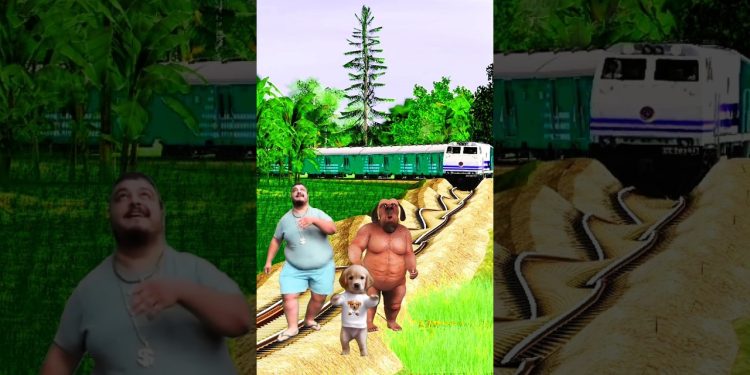 Cute dog baby stop train by budhi dance 🐶 #shortsfeed #tending #dog