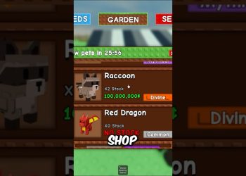 SECRET PET ONLY Shop from Owner Of Grow a Garden!