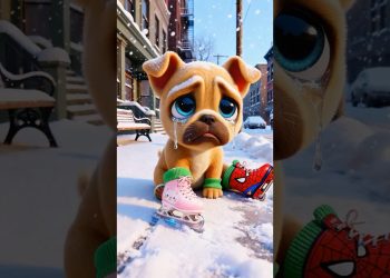 Dog’s Ice Skating Dream! From Clumsy Learning to Dancing on Ice – So Inspiring! ⛸️🐶 Dog’s Ice Skating Dream! From Clumsy Learning to Dancing on Ice – So Inspiring! ⛸️🐶