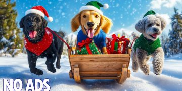 12 Hours of Dog TV for Dogs to Watch 🎵🐶 Separation Anxiety Relief Music ❄️ Dog Music