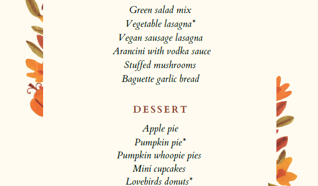 Another Great Vegan Thanksgiving Event Another Great Vegan Thanksgiving Event