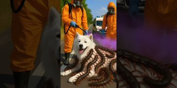 Dog Rescued from centipedes Attack by Rescue Team #animals #dog #funny #save Dog Rescued from centipedes Attack by Rescue Team #animals #dog #funny #save