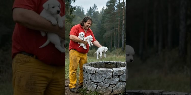 ⭐ Heroic Dog Retriever Saves Three Puppies from a Deep Well #animals #animalrescue #puppy #dog ⭐ Heroic Dog Retriever Saves Three Puppies from a Deep Well #animals #animalrescue #puppy #dog