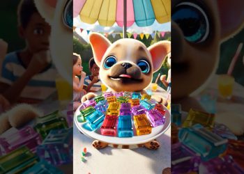 Cute Dog’s Summer Surprise! A Backyard Snack Party for His Best Friends! 🐶❤️