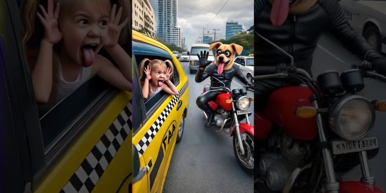 💥 Evolution of Dog : Joking on the road-3 ✅️ #doglover #puppy #dog #shorts #copydoggy