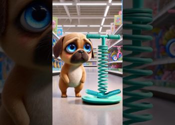 Heartwarming Cute Dog! From Shy to Making New Friends, The Magic of Pogo Stick Friendship! ❤️🐶