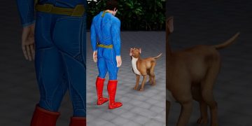 Superman vs Dog | When dog messed with superman