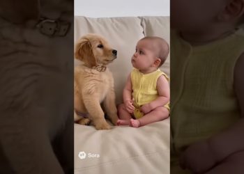 The tension in this conversation… I can’t 😭😂 | babies&barks