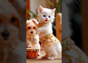 Viral Cats and Dogs Dance 🐕🐈 #cat #dog #puppy #dogdance #puppydance #catdance