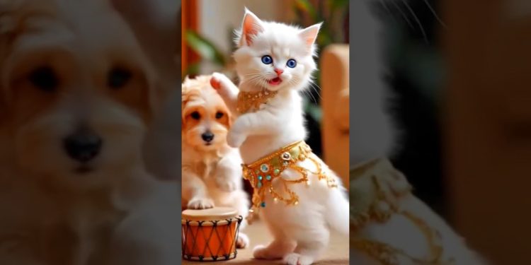 Viral Cats and Dogs Dance 🐕🐈 #cat #dog #puppy #dogdance #puppydance #catdance
